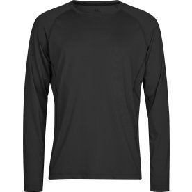 Tee Jays Långärmad CoolDry Tee, Svart, Stl. M