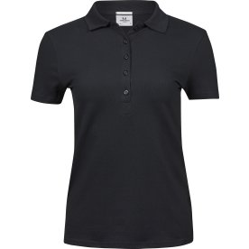 Tee Jays Luxury Stretch dampolo, Svart, Stl. M