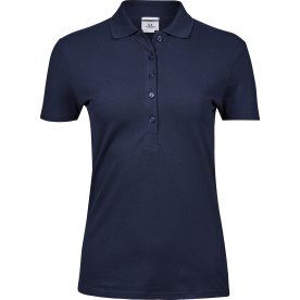 Tee Jays Luxury Stretch Polo för dam, Navy Stl. M