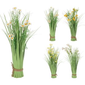 Konstgjorda blommor, H40 cm, ass. färger