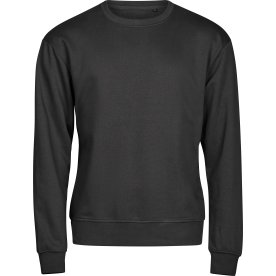Tee Jays Power Sweatshirt, Mörkgrå, Stl. 4XL
