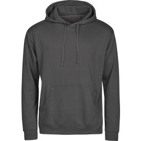 Tee Jays Power Hoodie, Mörkgrå, Stl. 4XL
