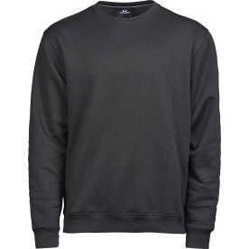 Tee Jays Heavy Sweatshirt, Mörkgrå, Stl. 4XL