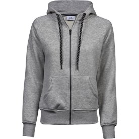 Tee Jays Fashion hoodie, Dam, Heather Grå, Stl 2XL