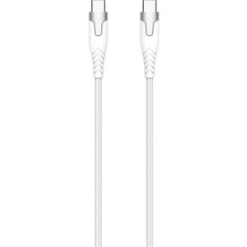 Kevlar-kabel Pro Usb-C 2.0, vit, 1,5 m