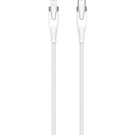 Kevlar-kabel Pro Usb-C till Lightning, vit, 1,5 m