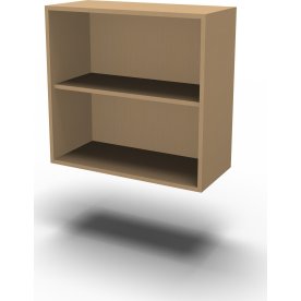 Jive vägghylla med 2 fack björkfanér, D35cm