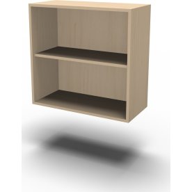 Jive hylla 2 fack björkfanér, för väggmontering