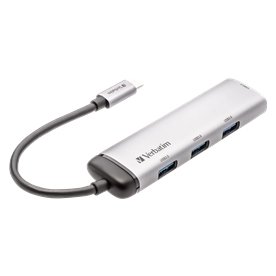 Verbatim USB-C Multiport Hub 4-portar USB 3.2 Gen1