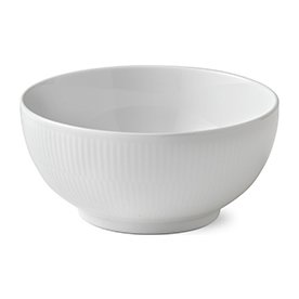 Royal Copenhagen White Fluted skål 110 cl Ø18 cm
