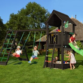 Jungle Gym Club2.1 lektorn/klättring+rutsch, svart