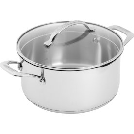 Scanpan STS kastrull med glaslock, 4,8 liter.