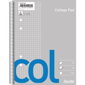Bantex Col Kollegieblock SE | A5+ | Rutat