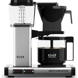 Moccamaster Automatic Kaffebryggare, silverpolerad