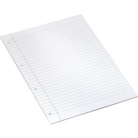 Bantex arbetsblad | A4 | Linjerat | 500 ark