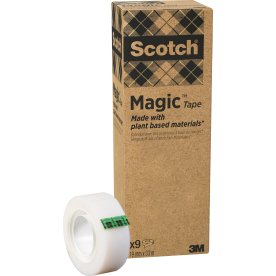 Scotch Magic Tape | Växtbaserad | 19mmx30m | 9 rl