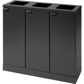 Bica Basic 870 Avfallsstation, 3x45 L, Antracit