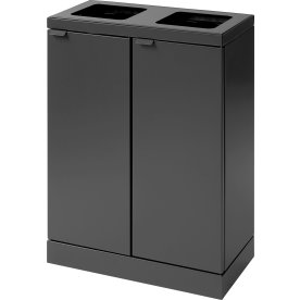 Bica Basic 871 Avfallsstation, 2x45 L, Antracit