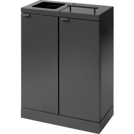 Bica Basic 886 Avfallsstation 2x45L+Lock  Antracit