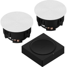 Sonos Amp In-Ceiling by Sonance-högtalare, svart