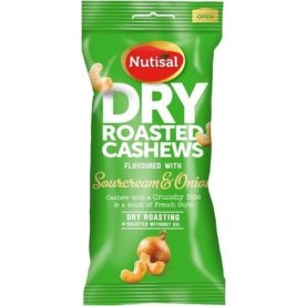 Nutisal Nötter, Rost. Sourcream&Onion Cashews, 60G