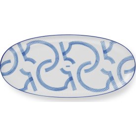 Royal Copenhagen Moitif Oval tallrik 37 cm
