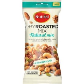 Nutisal Nötter, Roasted Mix Natural, 60G
