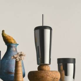 Georg Jensen Sky Travel Mug H24,6 cm, polerat stål