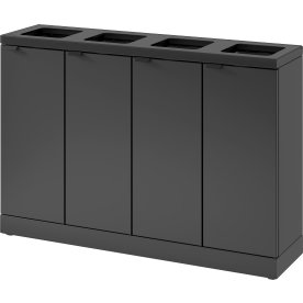 Bica Basic 878 Avfallsstation, 4x45 L, Antracit