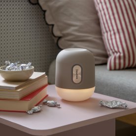 Kreafunk Glowie lampa/högtalare, ivory sand