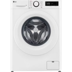LG Tvättmaskin 9 KG, A, vit