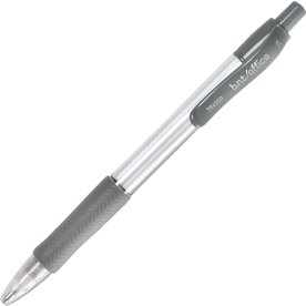 Penna, grå med gummigrepp, 0,5 mm