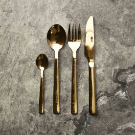 Aida RAW-bestick 48 delar, guld