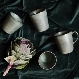 Aida RAW-mugg med handtag, northen green