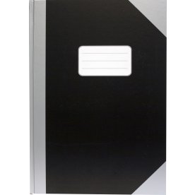 Office Kina Notes | A4 | Linjerat | Svart/Silver