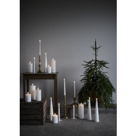 UYUNI LED-ljus H20,5 cm, Nordic White, 2 st.