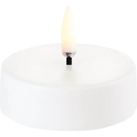 UYUNI LED Värmeljus Maxi, uppladdningsbar vit 2 st