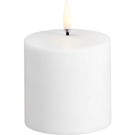 UYUNI LED-blockljus, uppladdningsbar, H6,8 cm, vit
