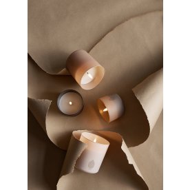 UYUNI LED-ljus i glas H7 cm, Vanilj, 2 st.
