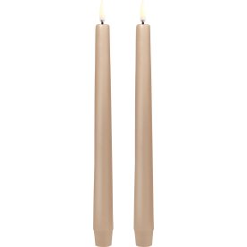 UYUNI LED-ljus H25 cm, Beige, 2 st.