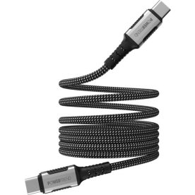 Powertrend magnetisk laddningskabel USB-C-USB-C