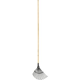 Fiskars Solid lövräfsa platt, stål/trä, 182 cm.