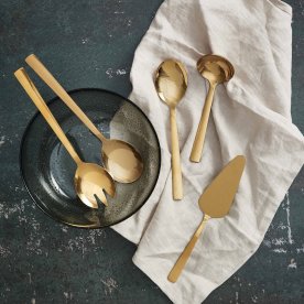 Aida RAW Serveringsset, 5 delar, guld