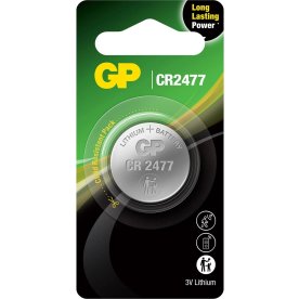 GP CR2477 litiumknappcellsbatteri, 1 pack