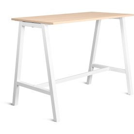 Talk Högbord, vit ram/ek-laminat, 140x70 cm