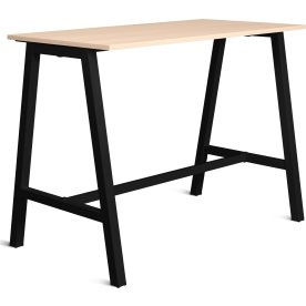 Talk Högbord, svart ram/ek-laminat, 140x70 cm