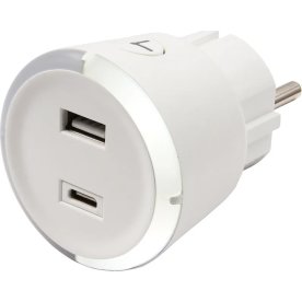 Capidi Säkerhetstimer, adapter, vit
