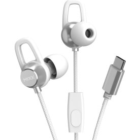 MIXX In-Ear-hörlurar med sladd, vit
