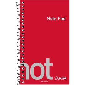 Bantex Not Spiral Anteckningsbok, 130x76 mm