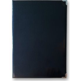 Deluxe dokumentomslag | A4 | Svart